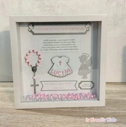 PERSONALIZIRANI OKVIR ZA KRŠTENJE (VIŠE BOJA)