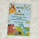 POZIVNICA ZA ROĐENDAN - DINOSAUR