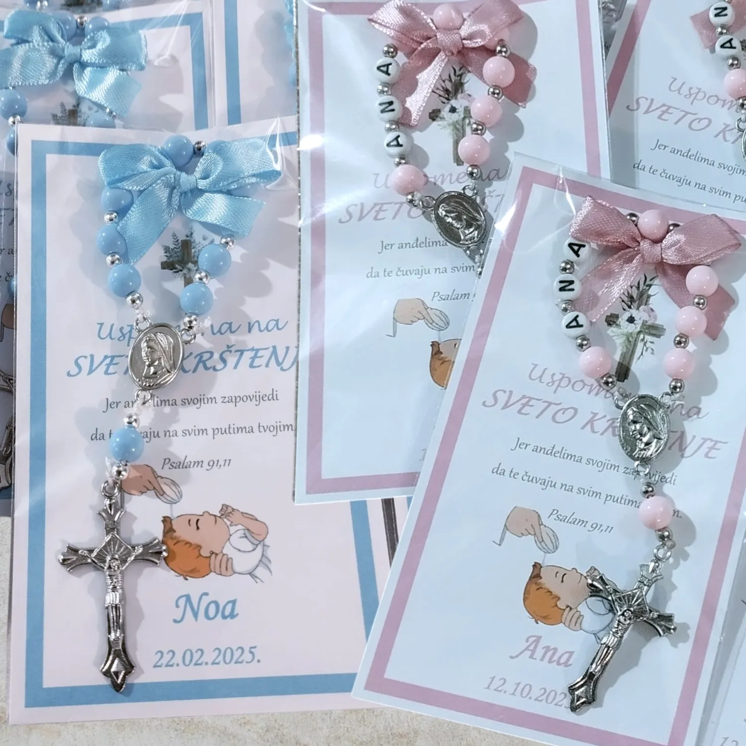 ZAHVALNICA ZA KRŠTENJE - MALA KRUNICA